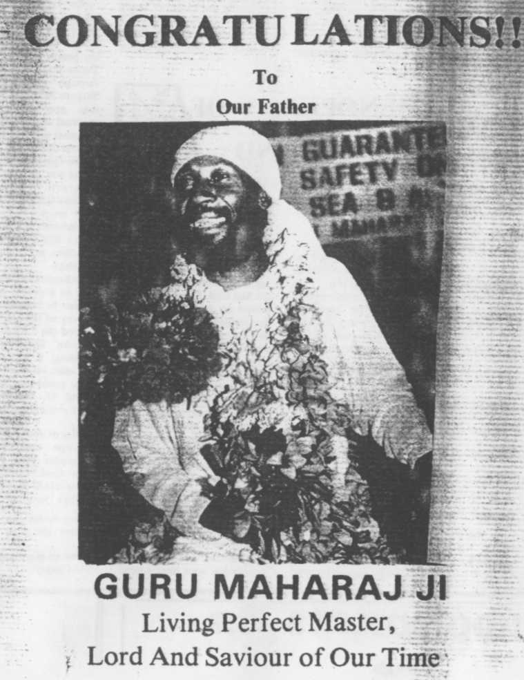 Nigerian Guru Maharaj Ji